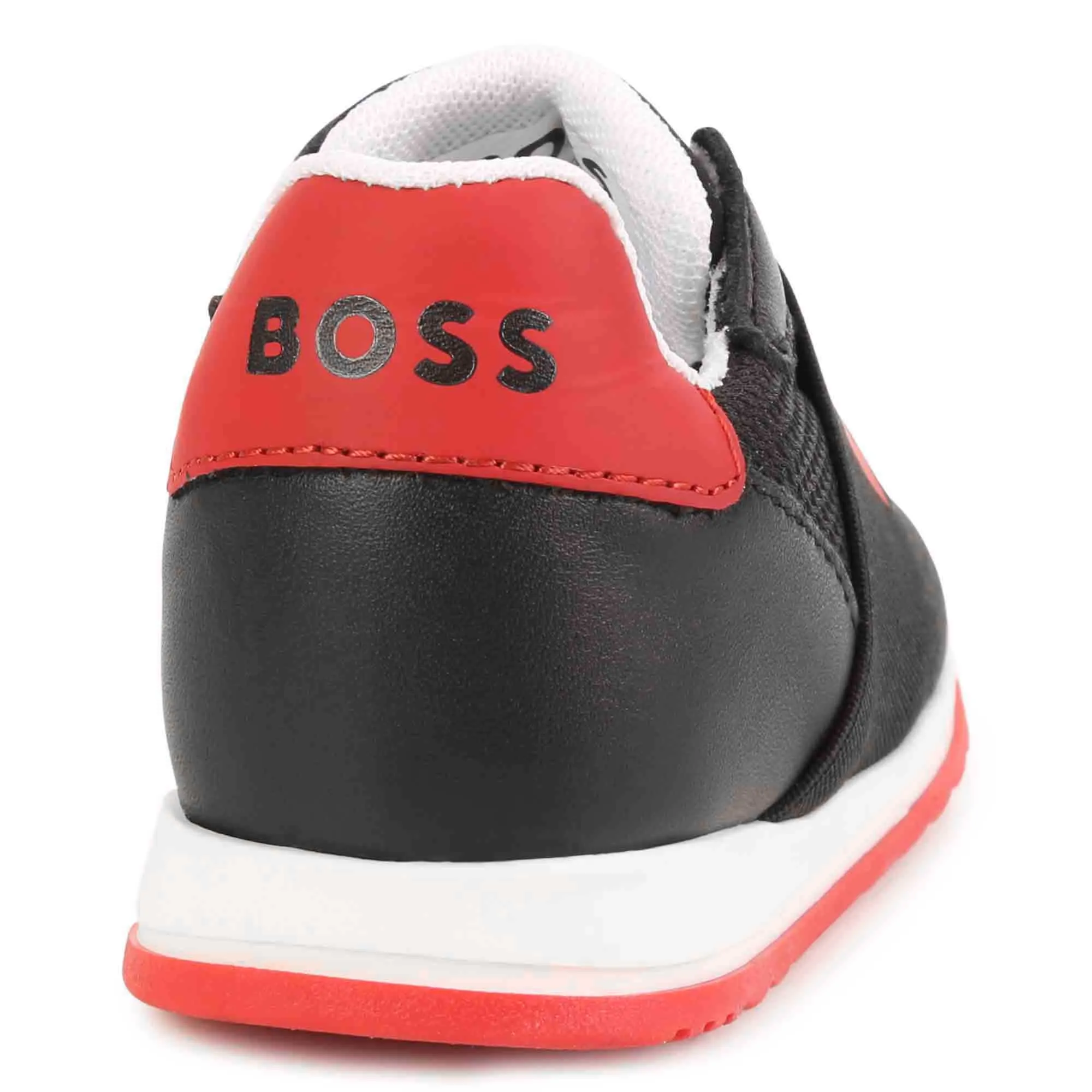 BOSS Deportivas de cuero y elástico