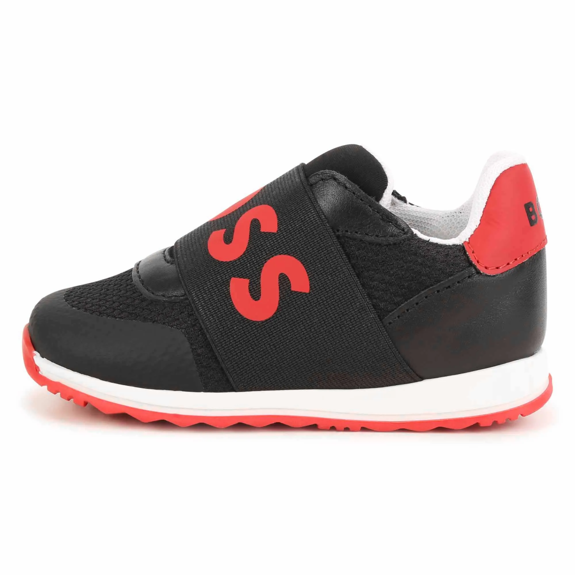 BOSS Deportivas de cuero y elástico