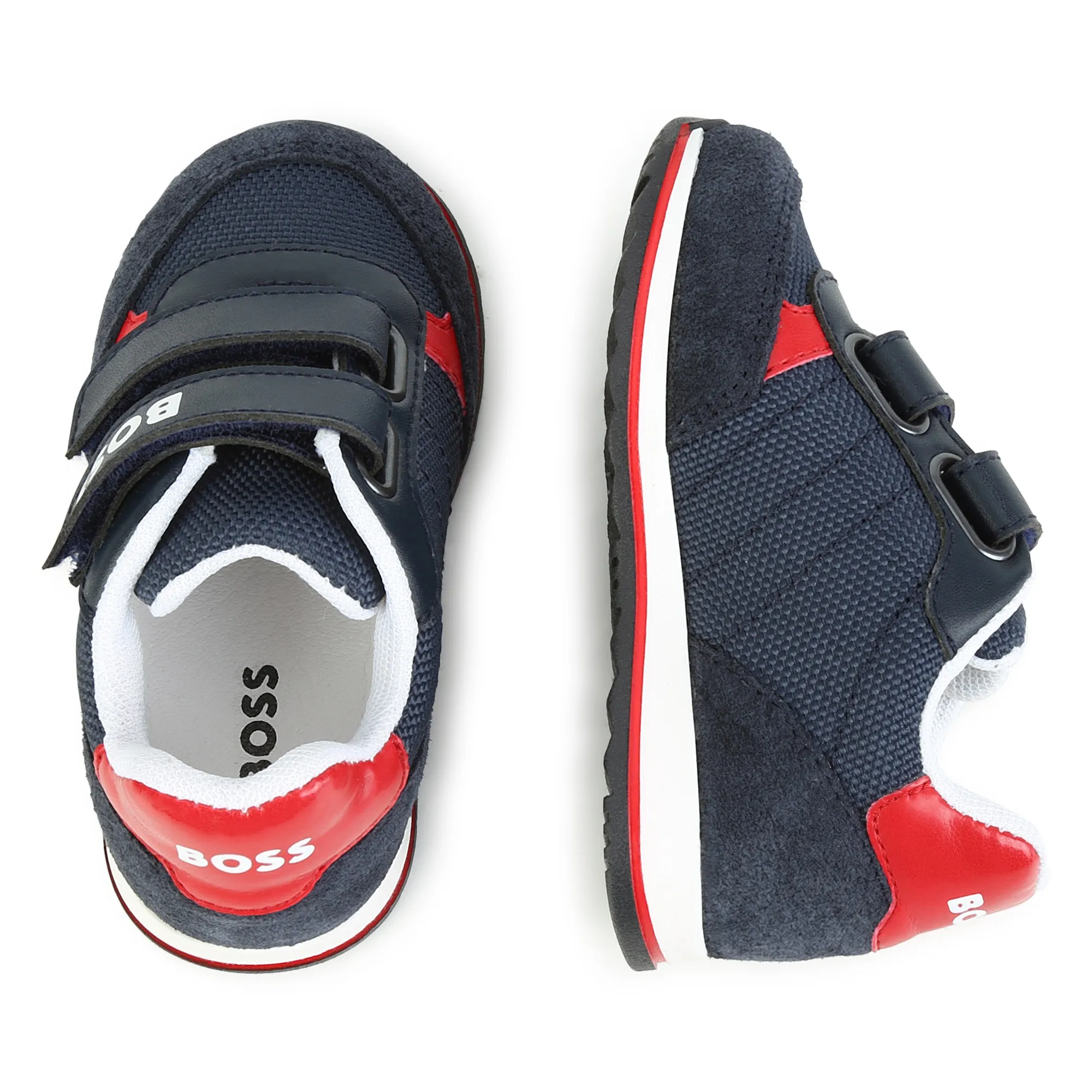 BOSS Deportivas de piel con velcro
