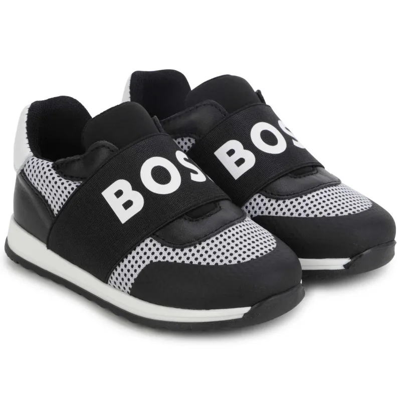 BOSS Deportivas de piel elástica