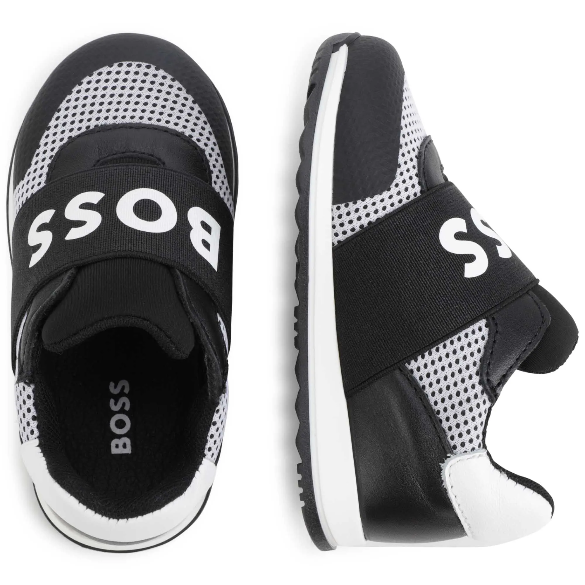 BOSS Deportivas de piel elástica