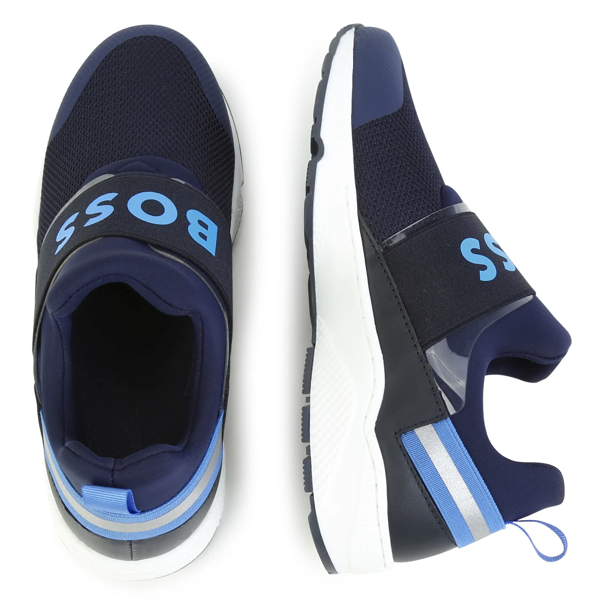 BOSS Deportivas de piel y elásticos