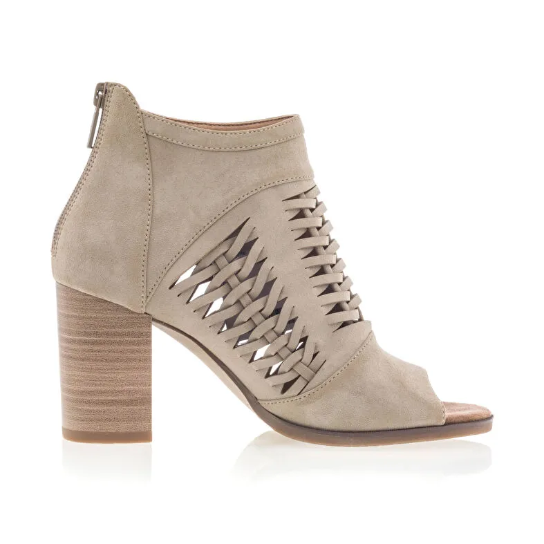 Botas / botines mujer beige