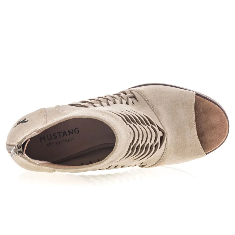 Botas / botines mujer beige