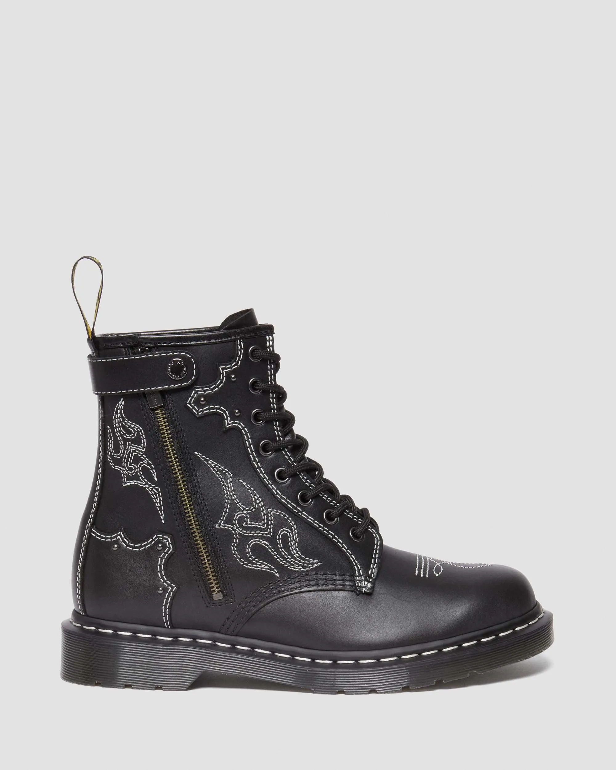 Botas 1460 Contrast Stitch de piel