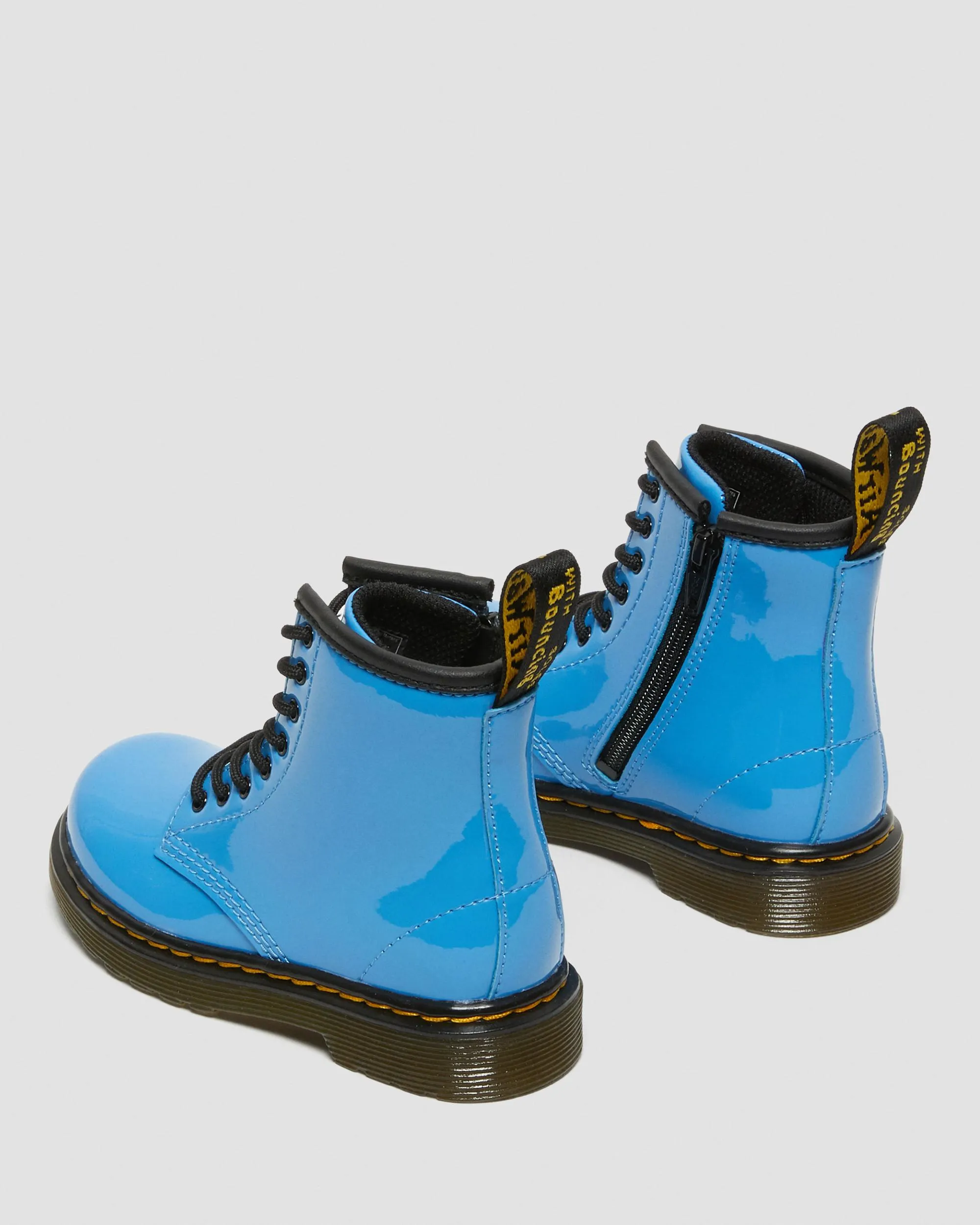 Botas 1460 para niños de charol