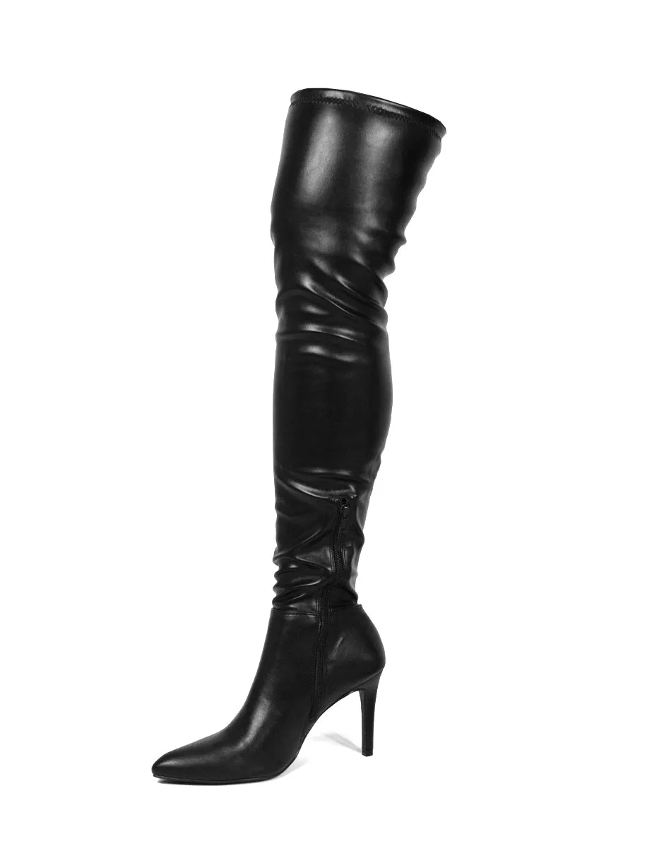 Botas Altas HELLA en Piel vegana – Negro