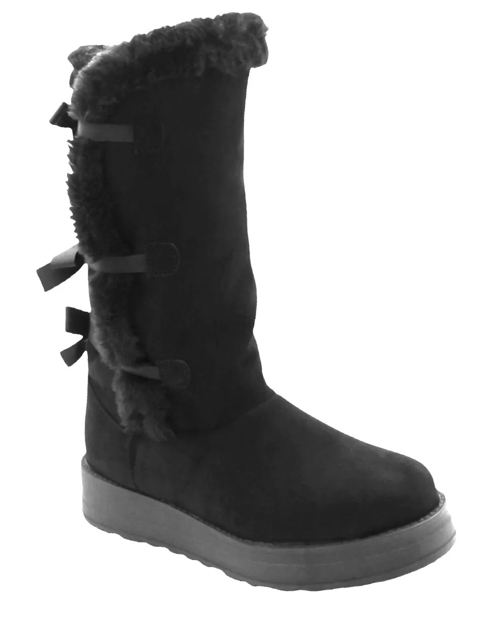 Botas casuales Bosqui en Textil – Negro