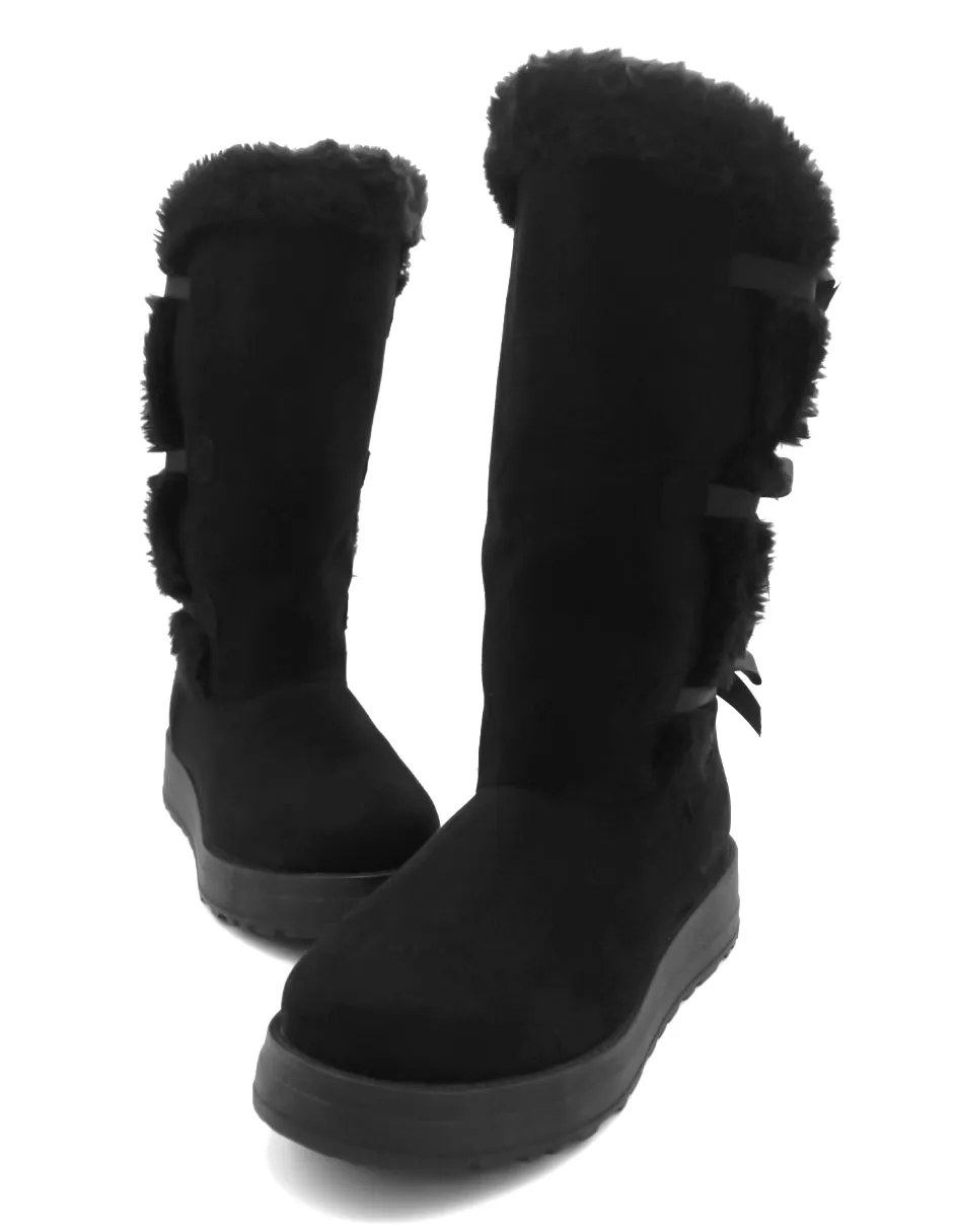 Botas casuales Bosqui en Textil – Negro