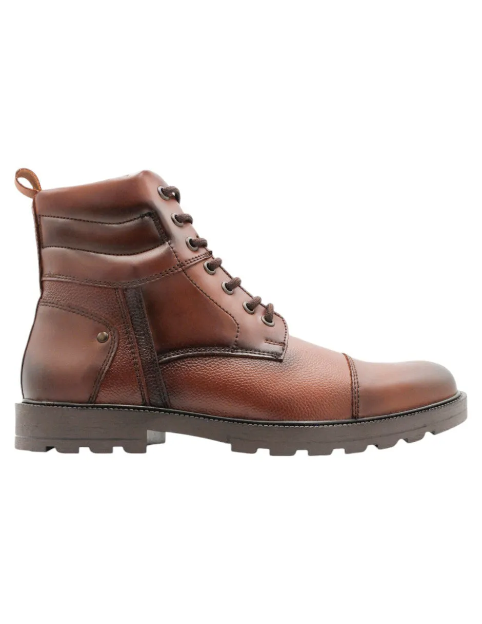 BOTAS CASUALES  EN PIEL  CAFé