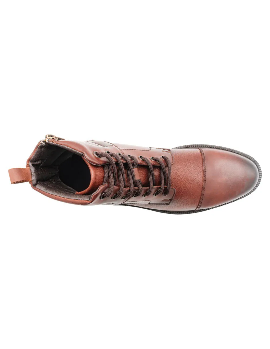 BOTAS CASUALES  EN PIEL  CAFé