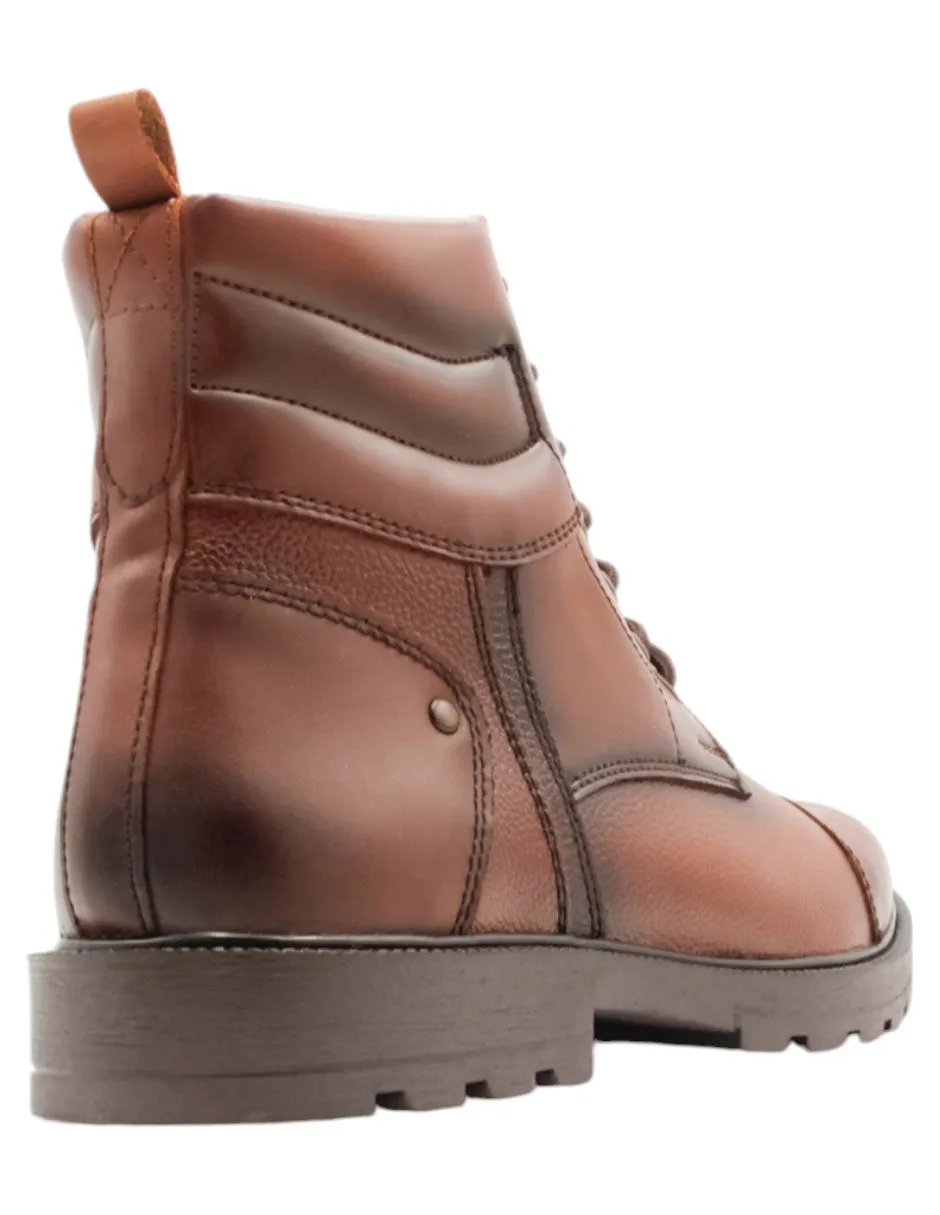 BOTAS CASUALES  EN PIEL  CAFé