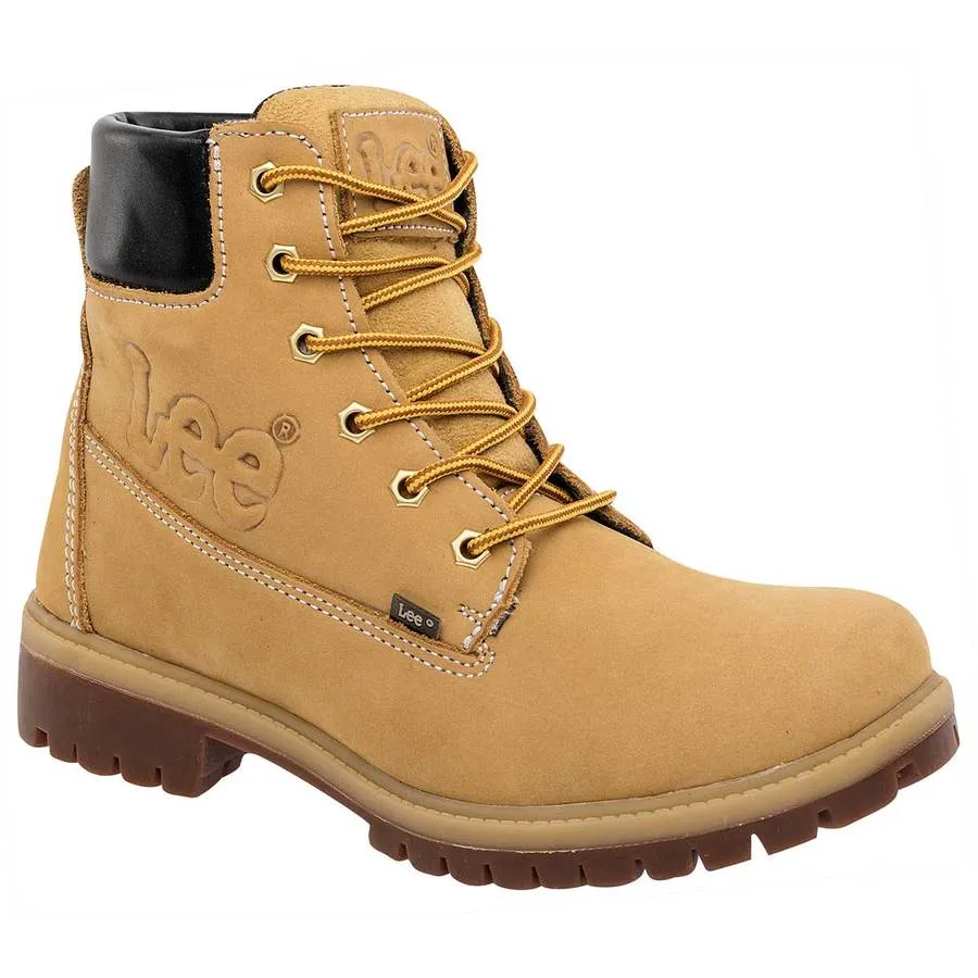 Botas casuales Exterior Piel Color Amarillo de Lee