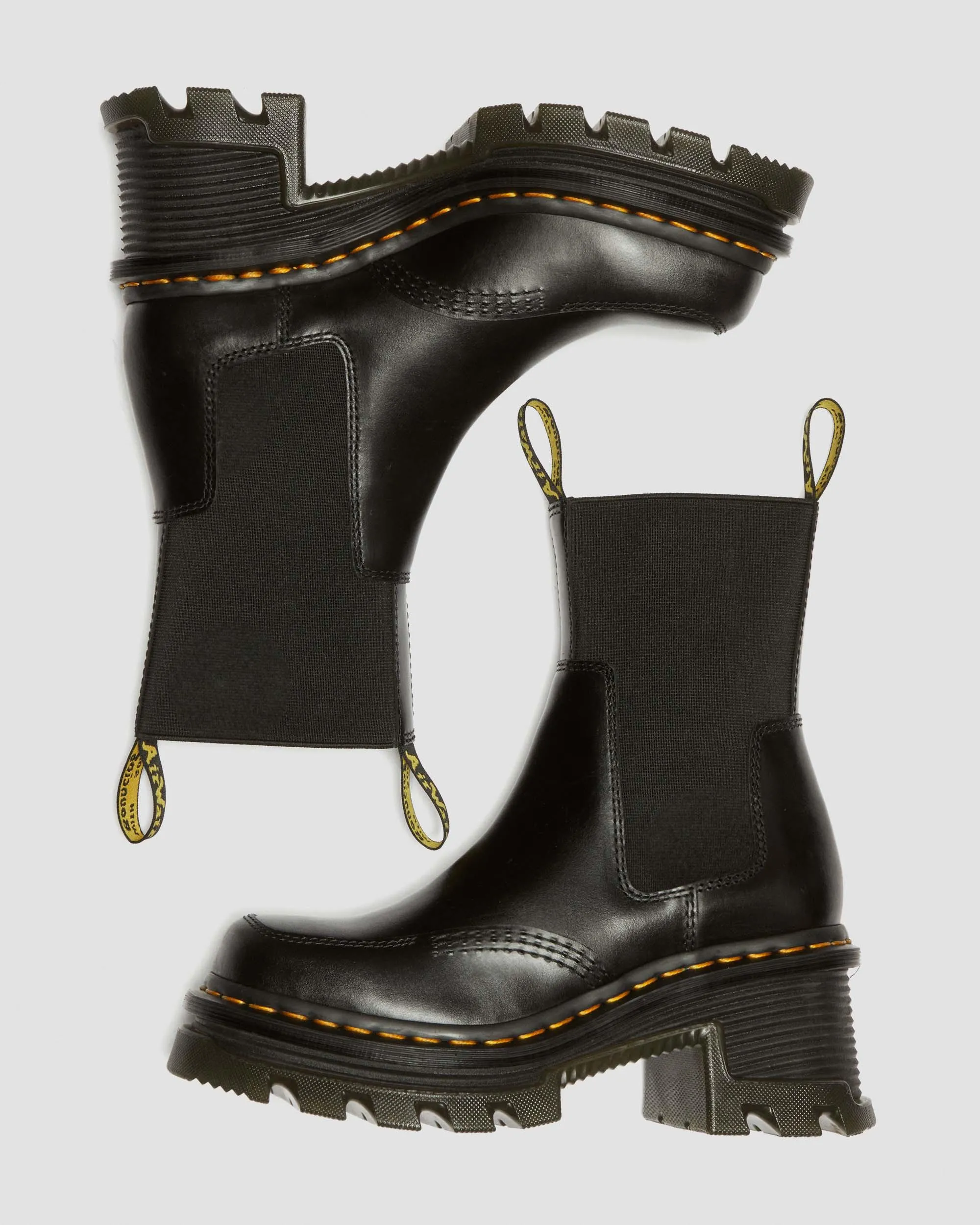 Botas Chelsea Corran de piel Atlas con tacón