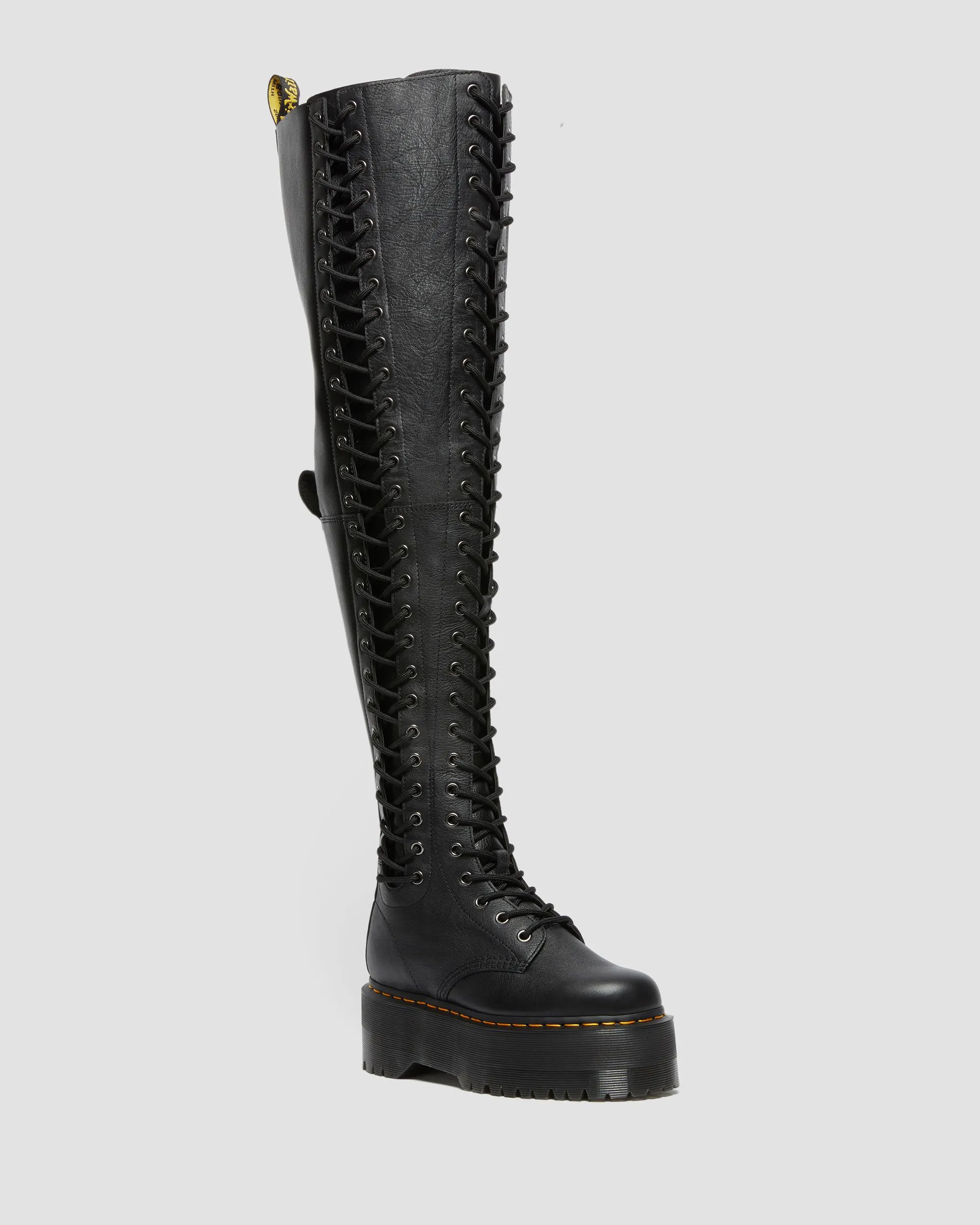 Botas con plataforma Azreya Max de 26 ojales en piel
