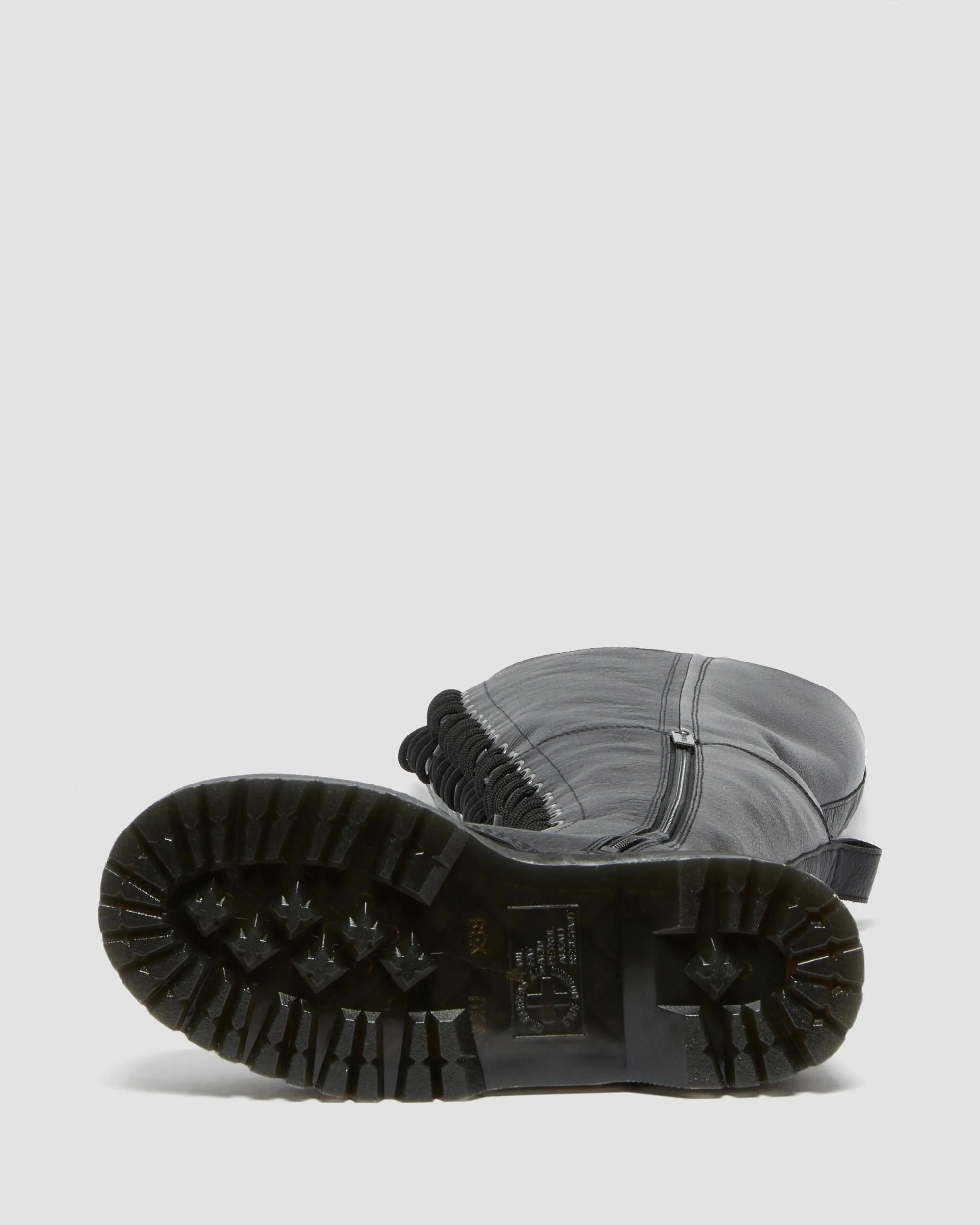 Botas con plataforma Azreya Max de 26 ojales en piel