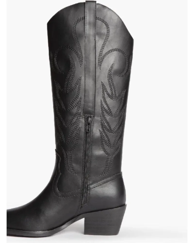 Botas CORINA  de Mujer BOTA COWBOY PARA MUJER M4770 COLOR  NEGRO