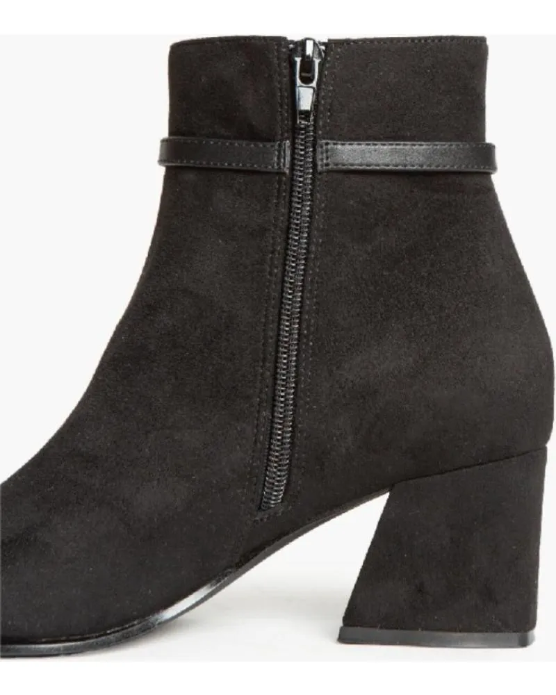 Botas CORINA  de Mujer BOTIN CON TACON PARA MUJER M4900 COLOR  NEGRO