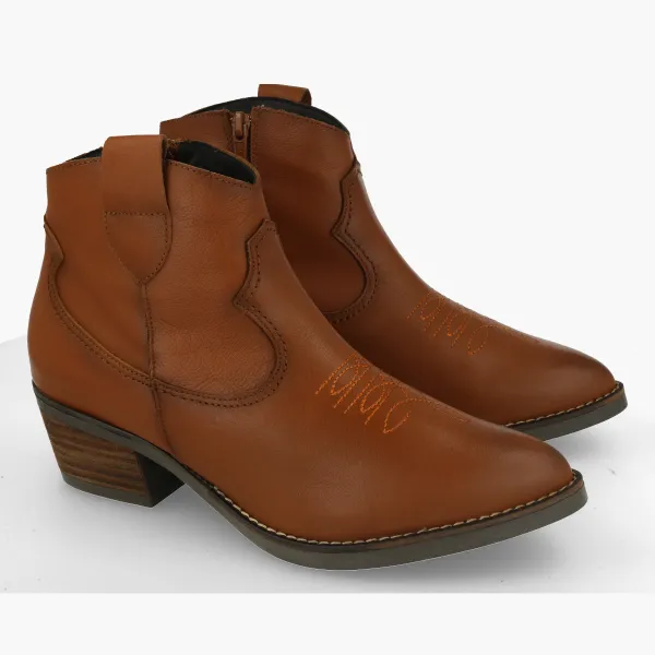 BOTAS COWBOY MARRON MUJER MOD. AUSTIN MA
