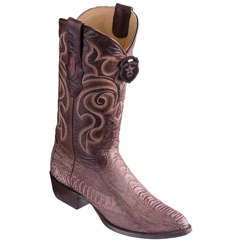 BOTAS DE AVESTRUZ PATA PUNTA REDONDA LAB650535