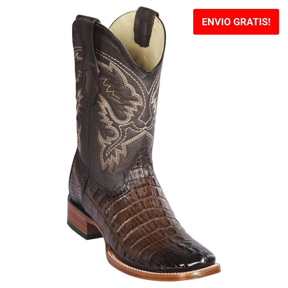BOTAS DE COCODRILO CAIMAN COLA HORMA AMPLIA LAB8220116