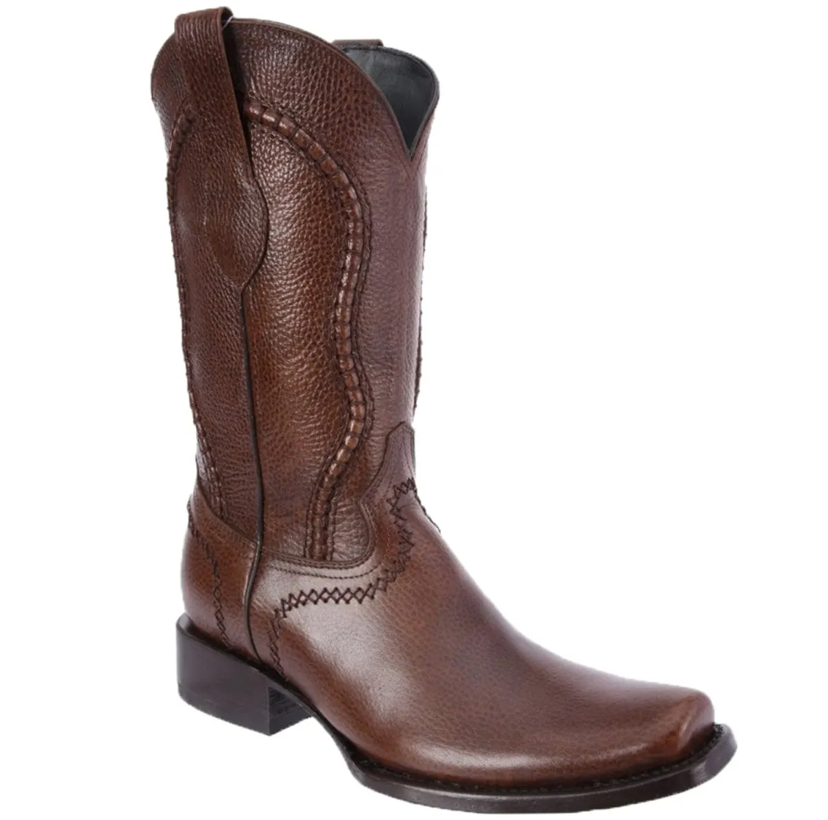 BOTAS DE CUERO ORIGINAL HORMA HUDSON COLOR CAFE WD022