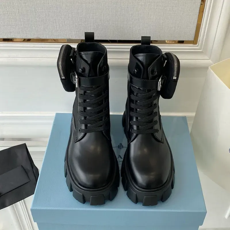 Botas de diseñador Martin de moda, zapatos para mujer, botines con bolsillo, botas romanas negras, boodels, botas Chelsea de vaq