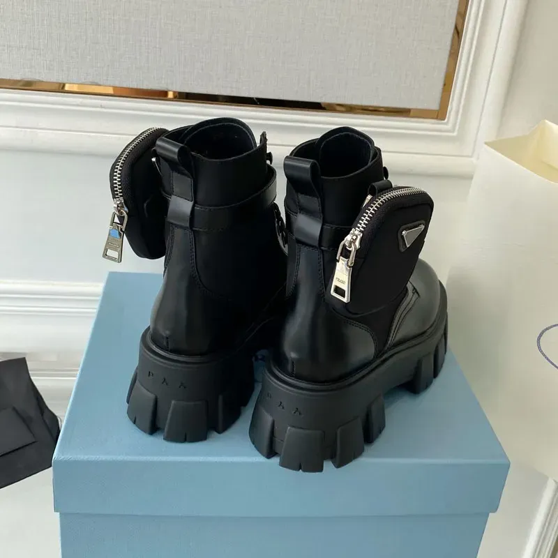 Botas de diseñador Martin de moda, zapatos para mujer, botines con bolsillo, botas romanas negras, boodels, botas Chelsea de vaq