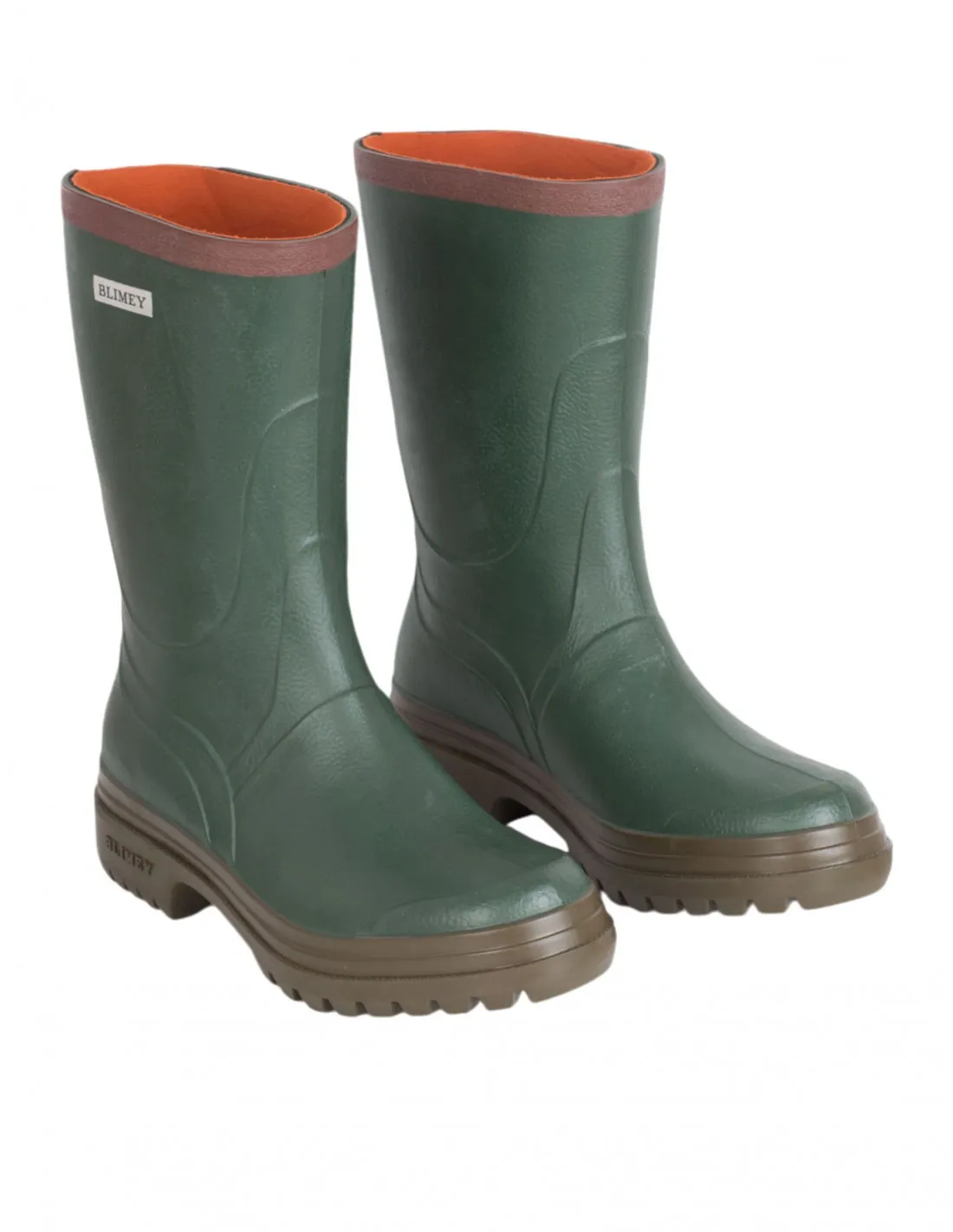 Botas de Goma Caña Media Verdes