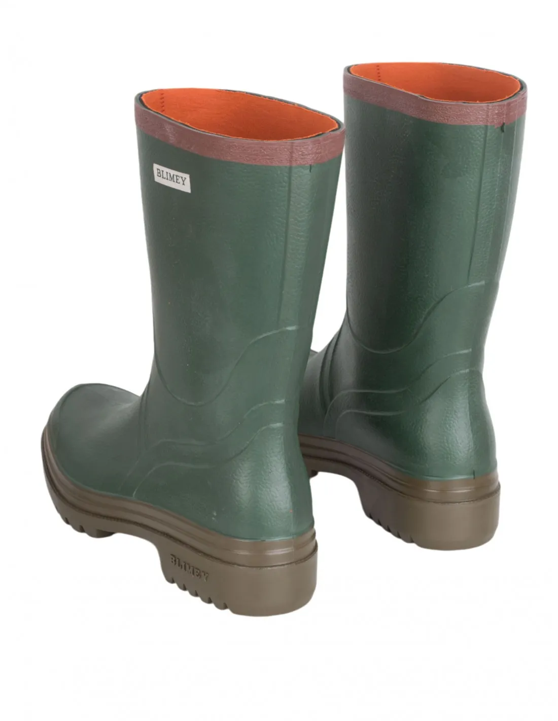 Botas de Goma Caña Media Verdes
