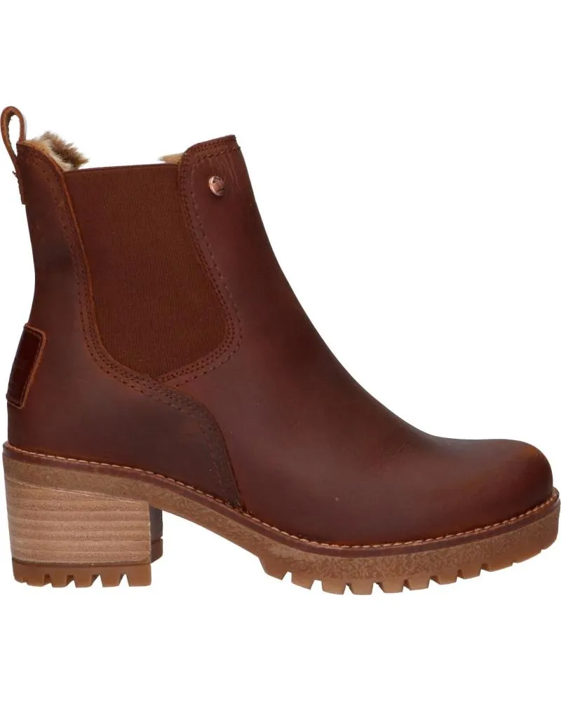 BOTAS DE MUJER PANAMA JACK PIA B19 NAPA CUERO  BARK