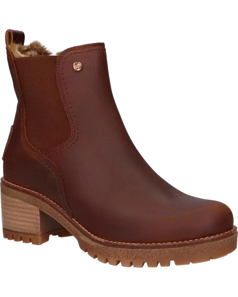 BOTAS DE MUJER PANAMA JACK PIA B19 NAPA CUERO  BARK