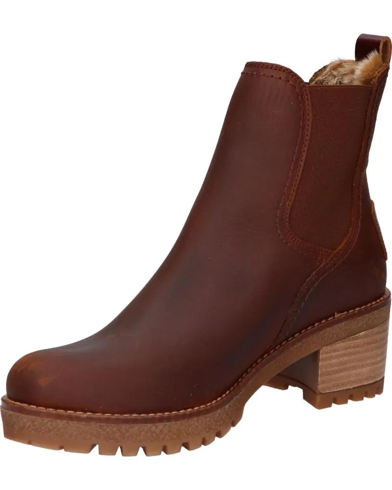 BOTAS DE MUJER PANAMA JACK PIA B19 NAPA CUERO  BARK
