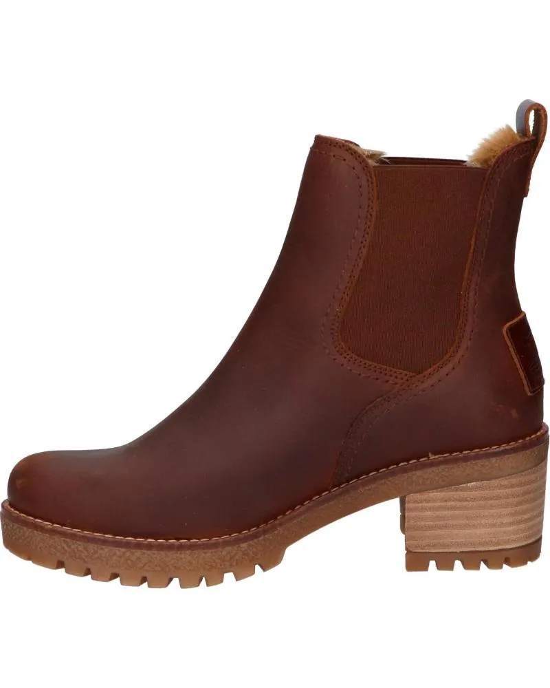 BOTAS DE MUJER PANAMA JACK PIA B19 NAPA CUERO  BARK