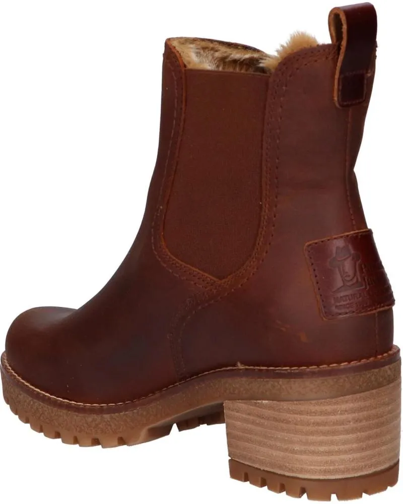 BOTAS DE MUJER PANAMA JACK PIA B19 NAPA CUERO  BARK