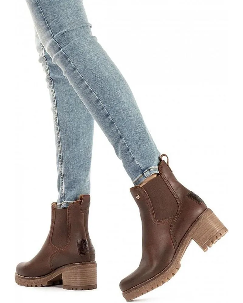 BOTAS DE MUJER PANAMA JACK PIA B19 NAPA CUERO  BARK