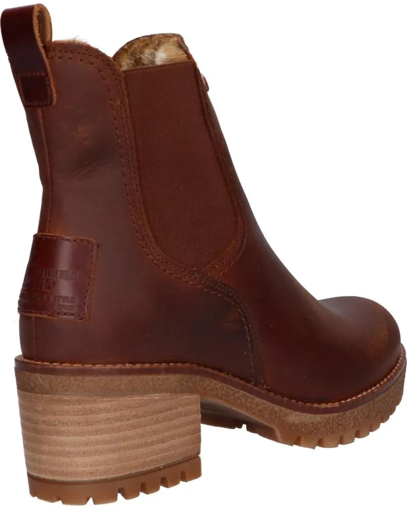 BOTAS DE MUJER PANAMA JACK PIA B19 NAPA CUERO  BARK