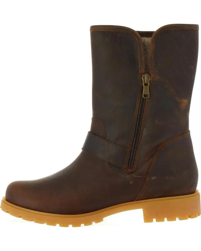 Botas de Mujer PANAMA JACK SINGAPUR B11 GRASS CUERO
