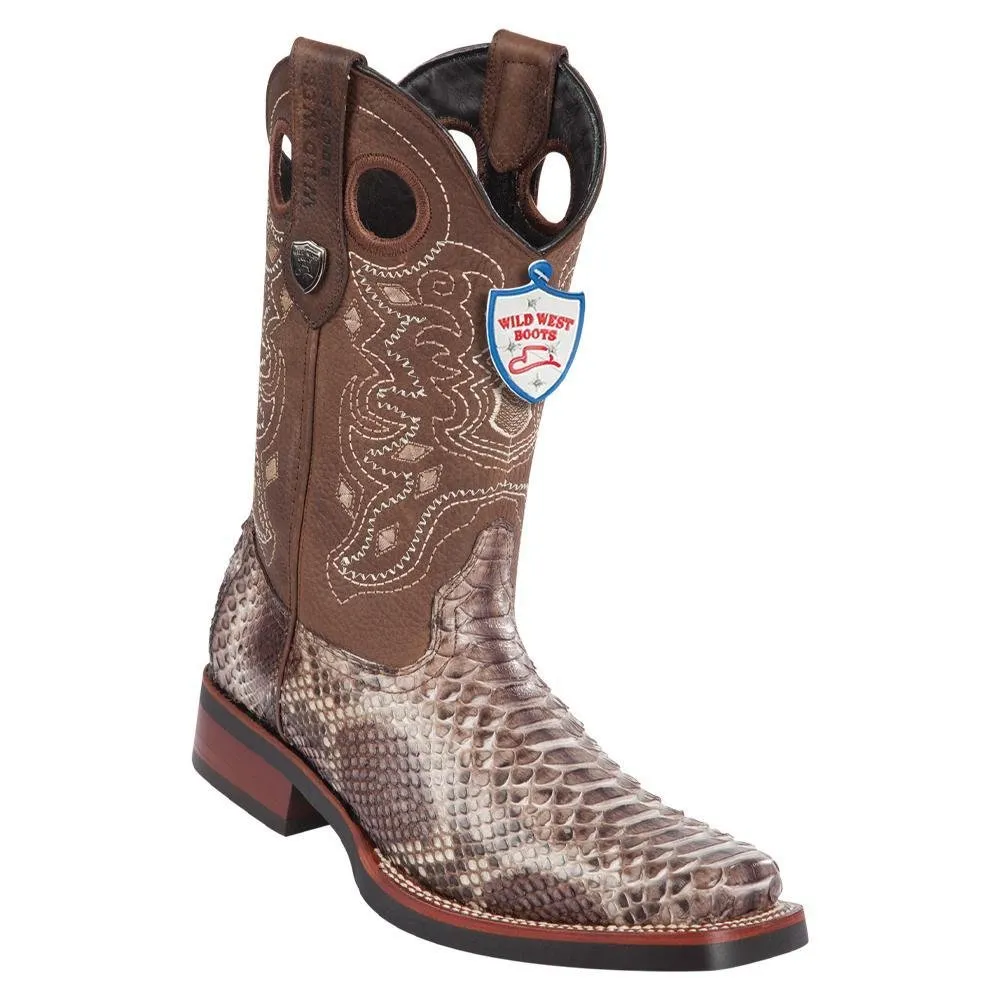 BOTAS DE PITON ORIGINAL HORMA RODEO CUADRADA WW28195785