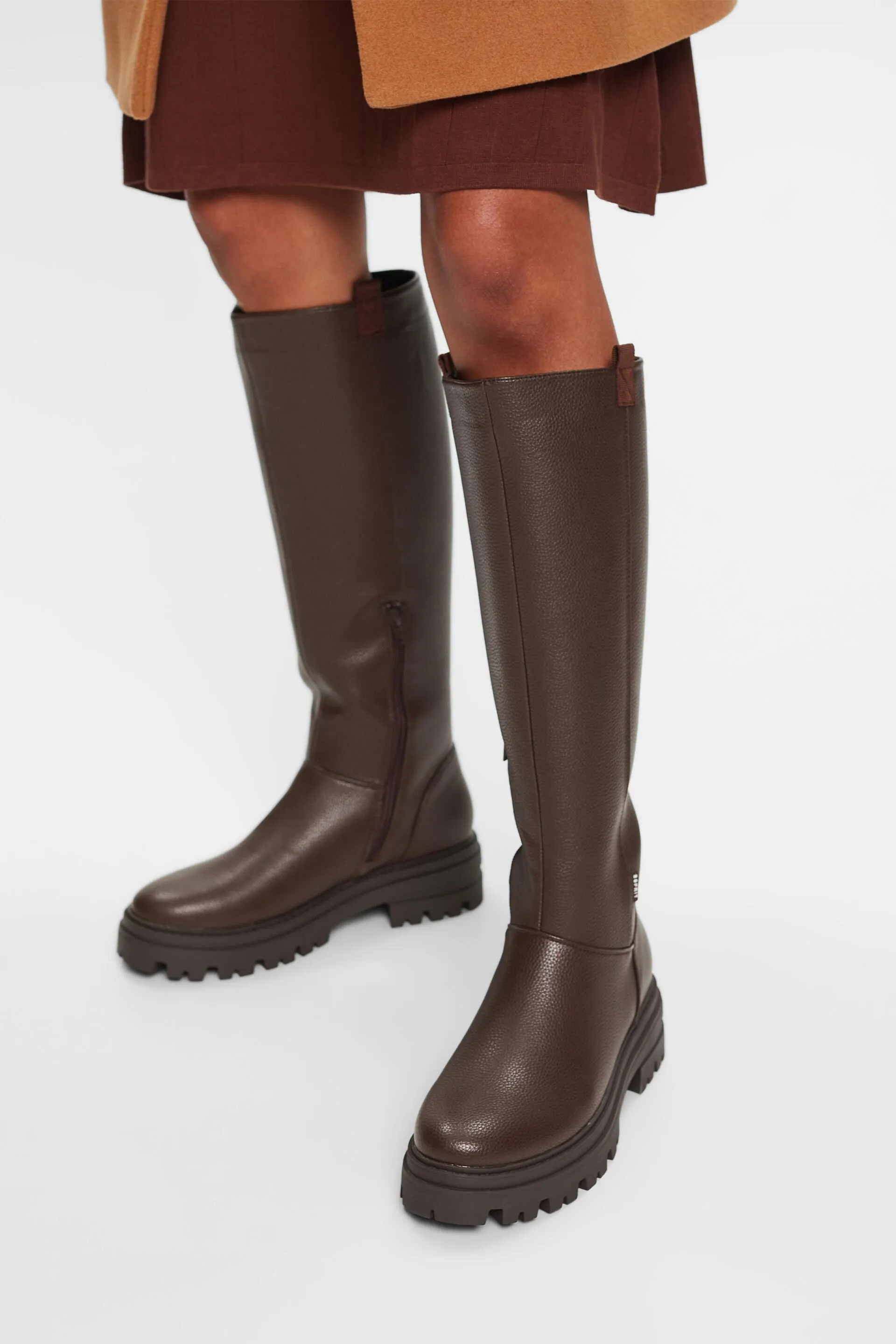 Botas de polipiel gruesas