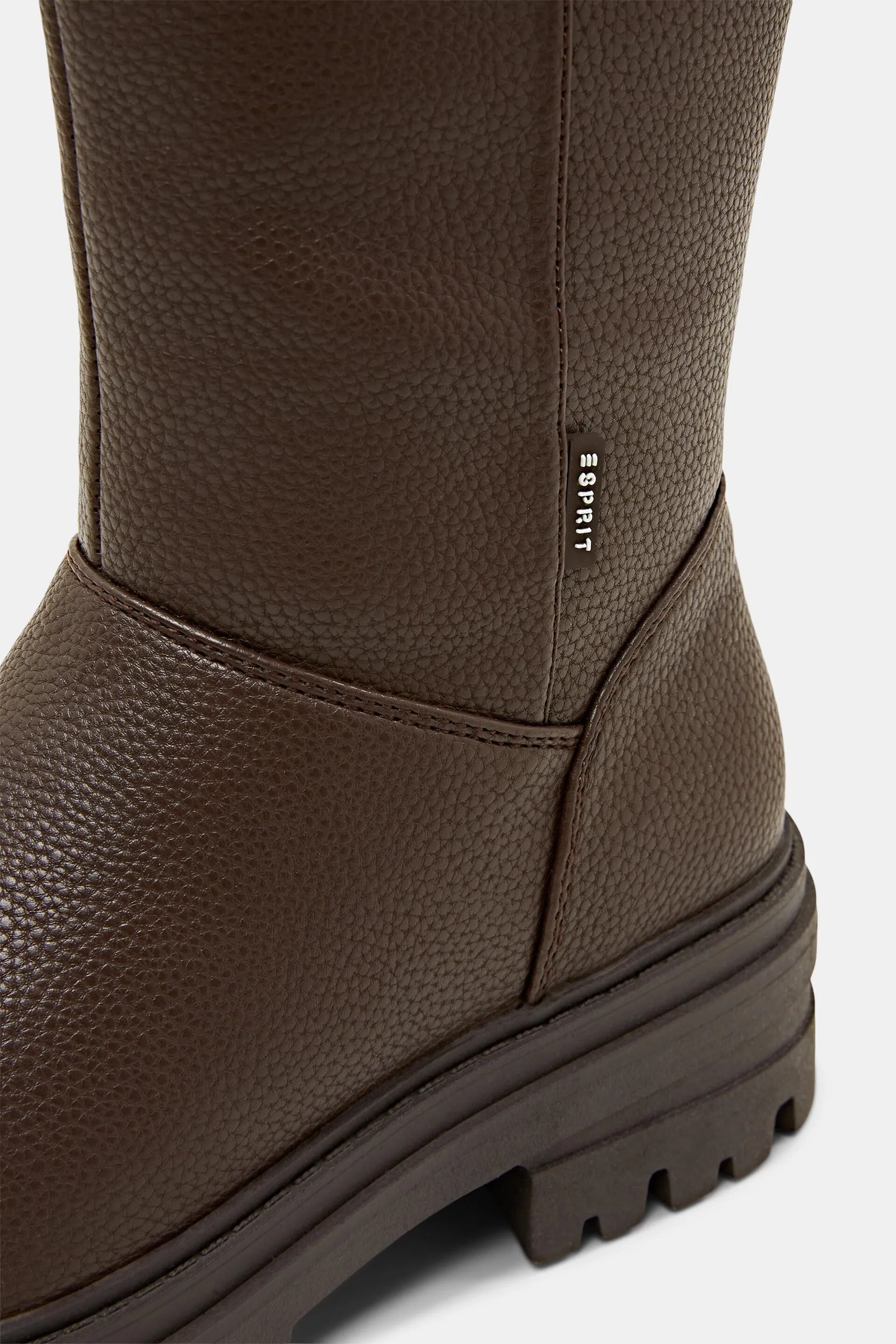 Botas de polipiel gruesas