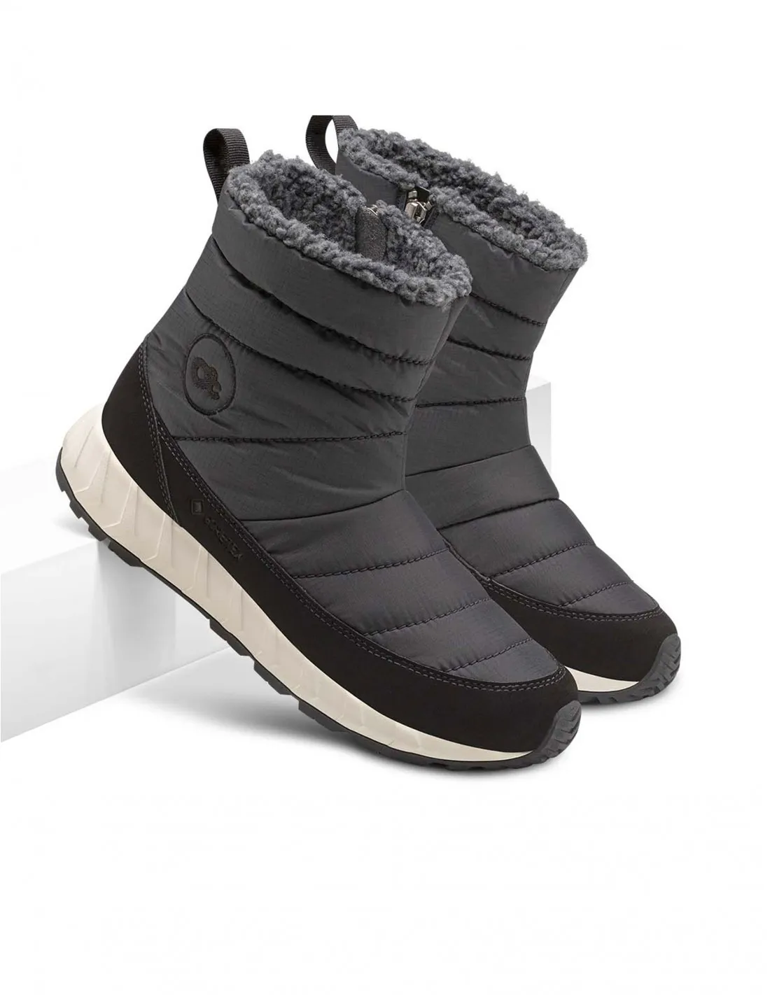 BOTAS DEPORTIVAS GORETEX ACOLCHADAS NEGRAS ZERO C