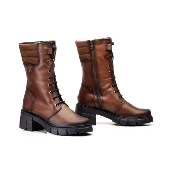 BOTAS MILITARES MUJER CUERO MOD. GUDRUN