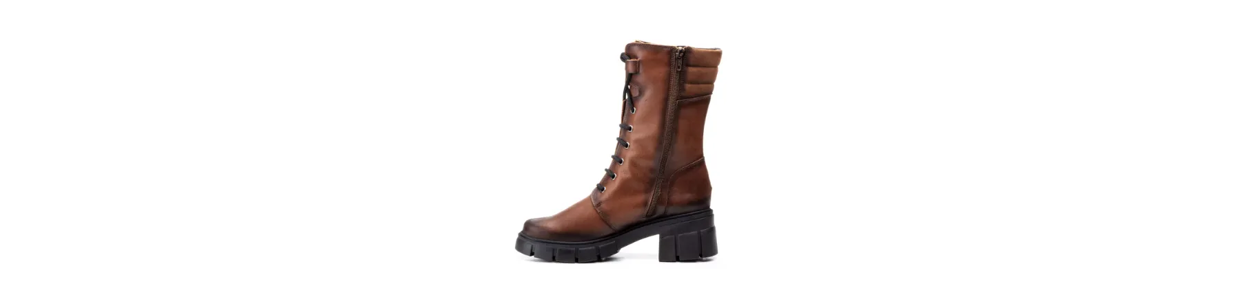 BOTAS MILITARES MUJER CUERO MOD. GUDRUN
