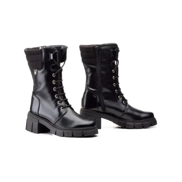 BOTAS MILITARES MUJER NEGRAS MOD. GUDRUN