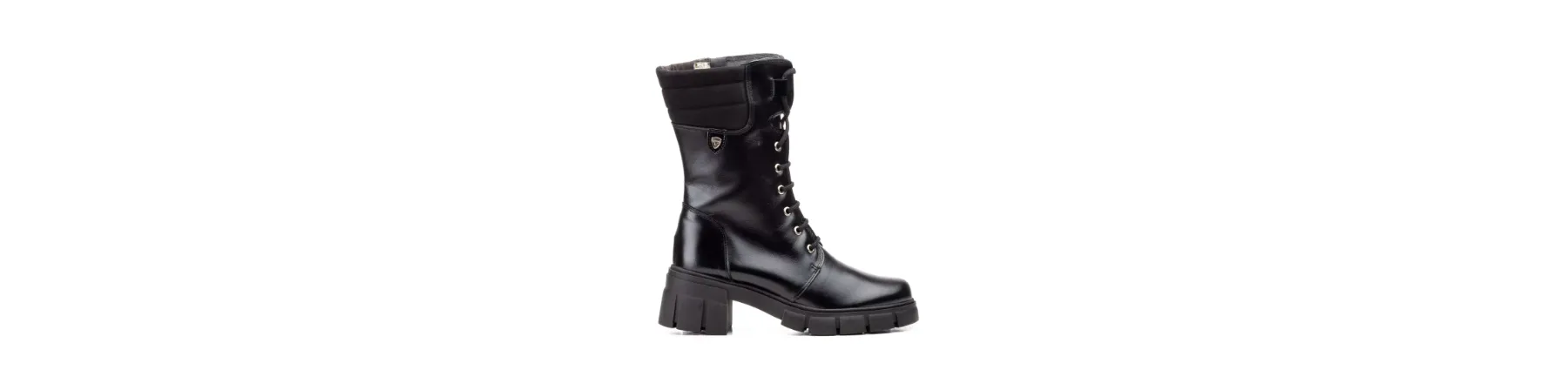 BOTAS MILITARES MUJER NEGRAS MOD. GUDRUN
