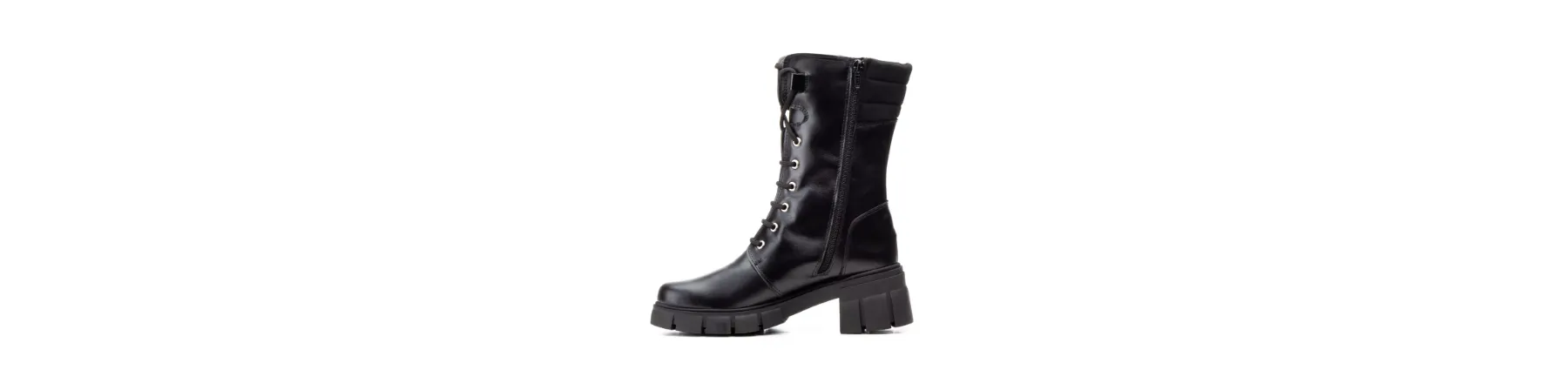 BOTAS MILITARES MUJER NEGRAS MOD. GUDRUN