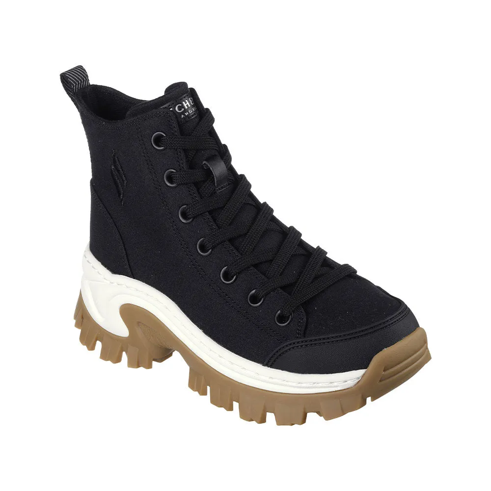 BOTAS MUJER SKECHERS HI RYZE  NEGRO