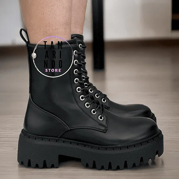 Botas negro eco cuero K19