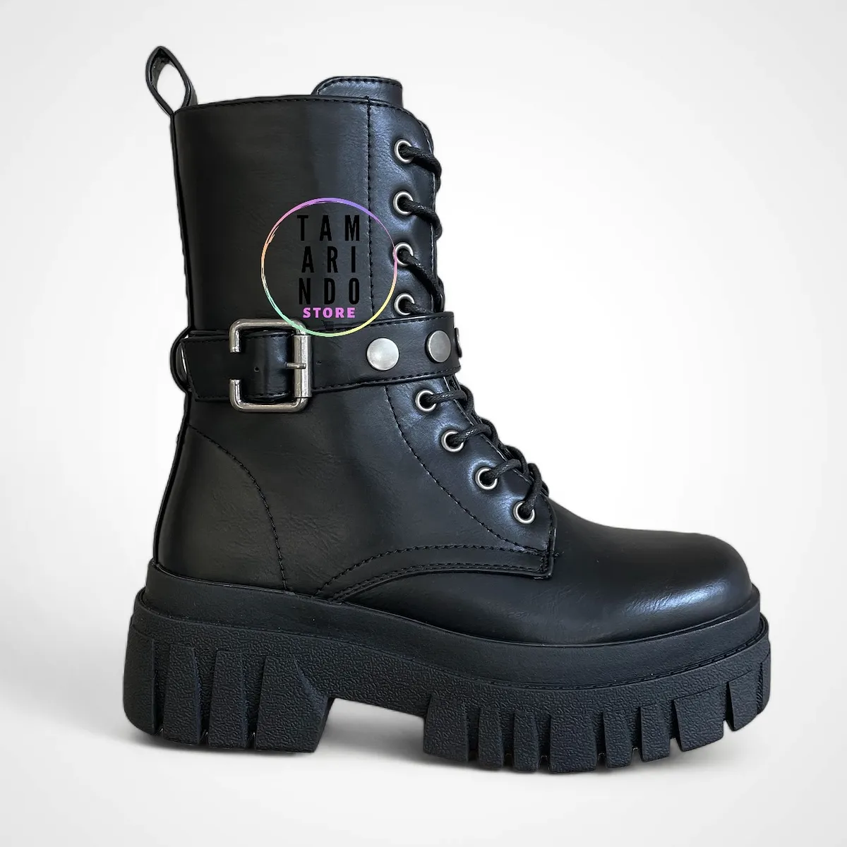 Botas negro eco cuero K27